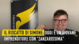 Il riscatto di Simone: oggi è un giovane imprenditore con "Zanzarissima"