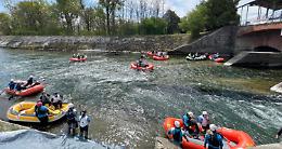 SALUGGIA. Rafting: al Ritano prove del “Trofeo Parigi 2024”
