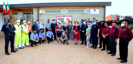 VOLPIANO. Il mosaico dei “ragazzi” del Jolly dedicato ai Carabinieri (VIDEO)