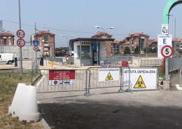 CHIVASSO. Traffico in tilt: il parcheggio dell'ospedale chiuso (VIDEO)