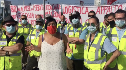 Amazon: scioperano addetti vigilanza, presidio a Torrazza Piemonte Promosso dalla Filcams Cgil di Torino (VIDEO)