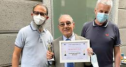 SETTIMO TORINESE. Francesco Cena compie 90 anni: è il “Commerciante del secolo”