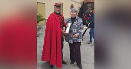 LAMPORO. “Garibaldi” ha fatto sosta alla Casa del Pellegrino