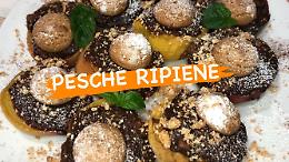 Pesche ripiene all'amaretto