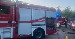 TRINO VERCELLESE. Incendio all’ex cementificio