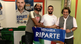 VENARIA REALE. La Barbera: “Oggi inizia un percorso importante per me”