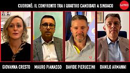 CUORGNE'. Elezioni: il confronto tra i quattro candidati a sindaco (VIDEO)