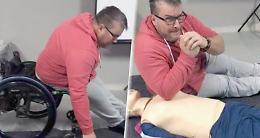 CHIVASSO. Danilo, primo istruttore Re-Heart disabile