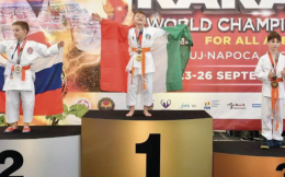 NOLE. Il piccolo Samuele Guidone sul tetto del mondo
