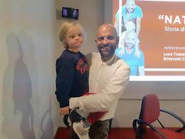 CHIVASSO. Alba, una storia di vero amore con papà Luca e zio "Ema"