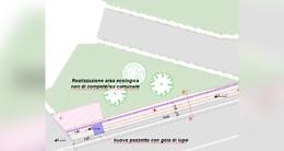 CASTIGLIONE TORINESE. Ecco il progetto per il nuovo marciapiede che sorgerà su via Torino per circa 50 metri