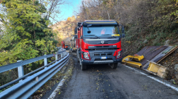 BORGOFRANCO D'IVREA. Riparte il cantiere sulla Sp 73, la strada verrà chiusa fino a metà febbraio