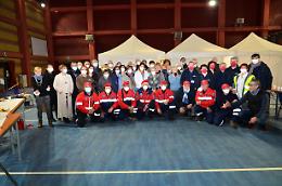 CHIVASSO. Al PalaLancia un brindisi augurale di buon anno per le 110.000 vaccinazioni
