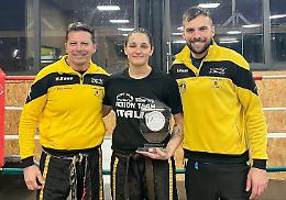 KICKBOXING. Gioia Fasano dell'Action Team Italia premiata a Roma