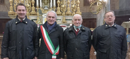 BOLLENGO. Festeggiati i musici Fietta, Cossavella e Destefano