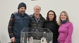 SETTIMO VITTONE. In dono il plastico della Pieve e del Battistero