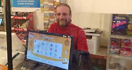 CANDIA CANAVESE. Una tabaccheria baciata dalla fortuna