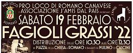 ROMANO CANAVESE. No al carnevale, si ai fagioli grassi