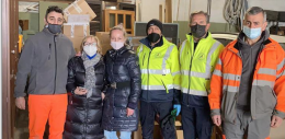 GASSINO TORINESE. Grande successo per il banco alimentare, il Sindaco: “Vogliamo la pace” (VIDEO)