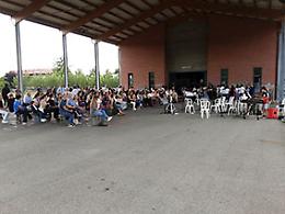 Un concerto di fine anno per la prof Sharon a San Sebastiano da Po