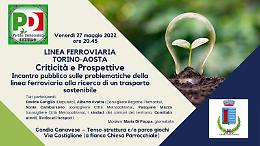 CANDIA. Quale futuro per la linea ferroviaria Torino-Aosta?