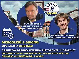 CHIVASSO. Sale gioco, la Lega "scivola". Marta: "Noi siamo contrari"