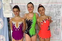 GINNASTICA RITMICA. Tre medaglie per l’Echidna ai Nazionali del circuito Ritmica Amica