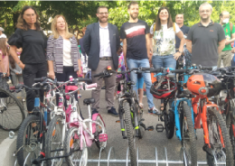 SETTIMO TORINESE. A scuola rastrelliere per biciclette con il Bilancio Partecipativo