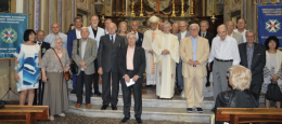 SETTIMO TORINESE. Anche la delegazione di Settimo presente al convivio di Pinerolo