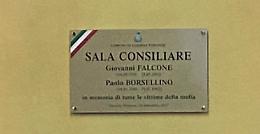 GASSINO TORINESE. Una targa in memoria dei giudici Giovanni Falcone e Paolo Borsellino