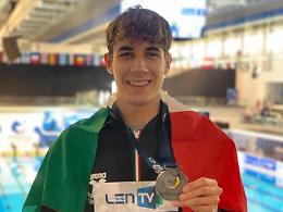 NUOTO. Simone Spediacci medaglia d'argento all'EuroJunior
