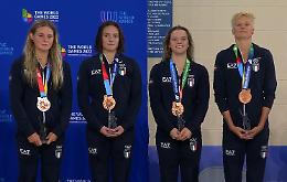 NUOTO PER SALVAMENTO. Bronzo per Francesca Pasquino ai World Games di Birmingham