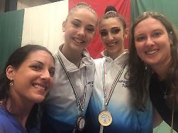 GINNASTICA RITMICA. Eurogymnica parte forte sulla pedana del PalaPajetta di Biella