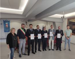 NOLE. Premiati col nastrino regionale gli agenti della Locale nolese