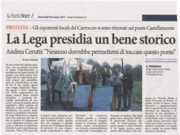 VENARIA. Cerutti lo smemorato che 10 anni fa era contro l’abbattimento del Castellamonte