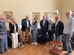 VARISELLA. Colombatto incontra il sindaco di Viterbo