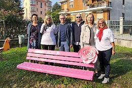 SAN RAFFAELE CIMENA. Arriva la nuova panchina rosa firmata LILT