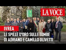 Le Spille d&rsquo;oro sulle tombe di Adriano e Camillo Olivetti (VIDEO)