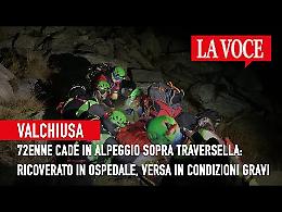 VALCHIUSA. 72enne cade in alpeggio sopra Traversella: ricoverato in ospedale, versa in condizioni gravi (FOTO E VIDEO)