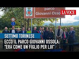 SETTIMO TORINESE. Ecco il parco Giovanni Ossola:  “Era come un figlio per lui”