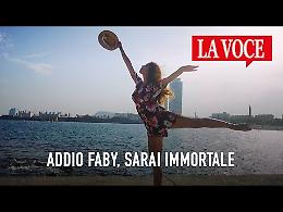 L'ultimo addio alla ballerina Fabiana Zampa. 
