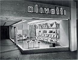 I negozi Olivetti in mostra