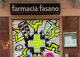 Una serranda "artistica" per Fasano. Il writer ha accettato la sfida