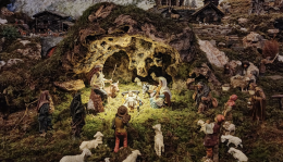 Questo presepe meccanico nasce da trent'anni di passione
