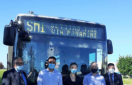 La linea SM1 allunga il percorso fuori città