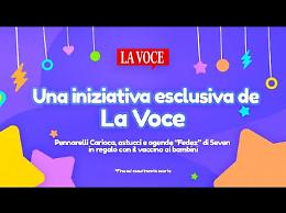 ASL TO4. Pennarelli Carioca, astucci e agende "Fedez" di Seven in regalo con il vaccino ai bambini
