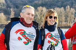 La staffetta "Cammino l'Italia" ha fatto tappa a Chivasso