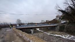 Nuovo ponte sul torrente Boriana inaugurato a San Martino Canavese