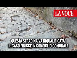 Questa stradina va riqualificata: il tema finisce in consiglio comunale (VIDEO)