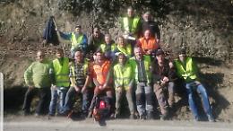 La gente dei rally scende in campo per la manutenzione dei sentieri